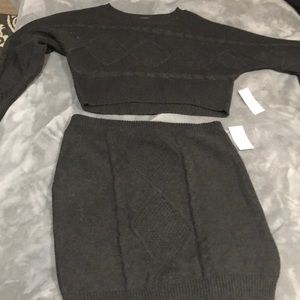 2 piece sweater dress